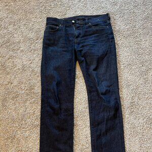 J Crew‎ 484 Slim Jeans Mens 32x30 Dark Wash Japanese Kurabo Denim